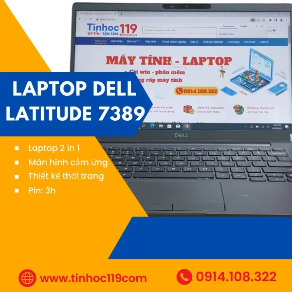 Laptop Dell Latitude 7389 nhập khẩu giá rẻ