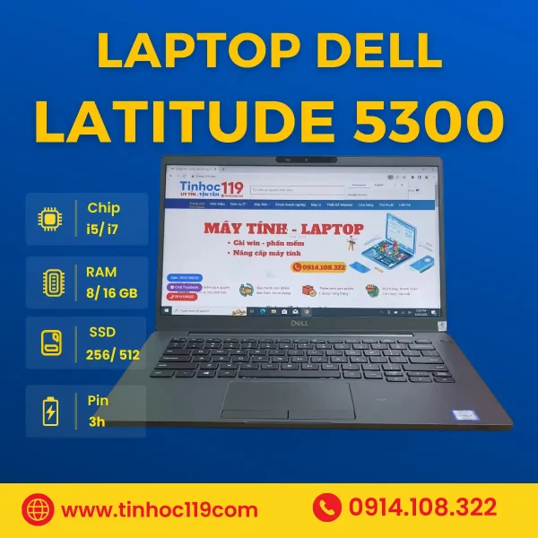 Laptop Dell Latitude 5300 nhập khẩu giá rẻ
